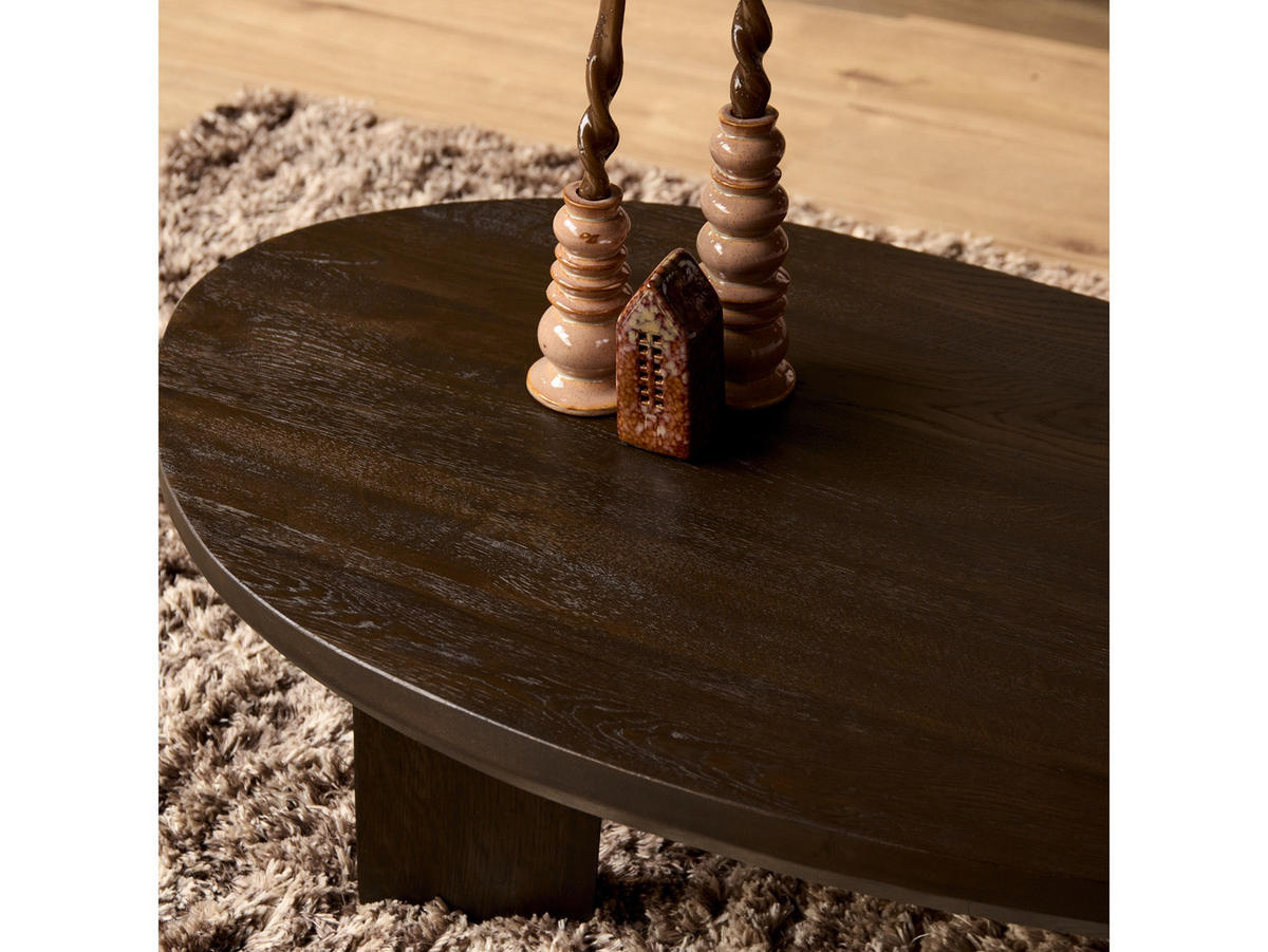 COUCHTISCH Zillah Eiche Braun Braun - Braun, Holz (70/130/35cm)