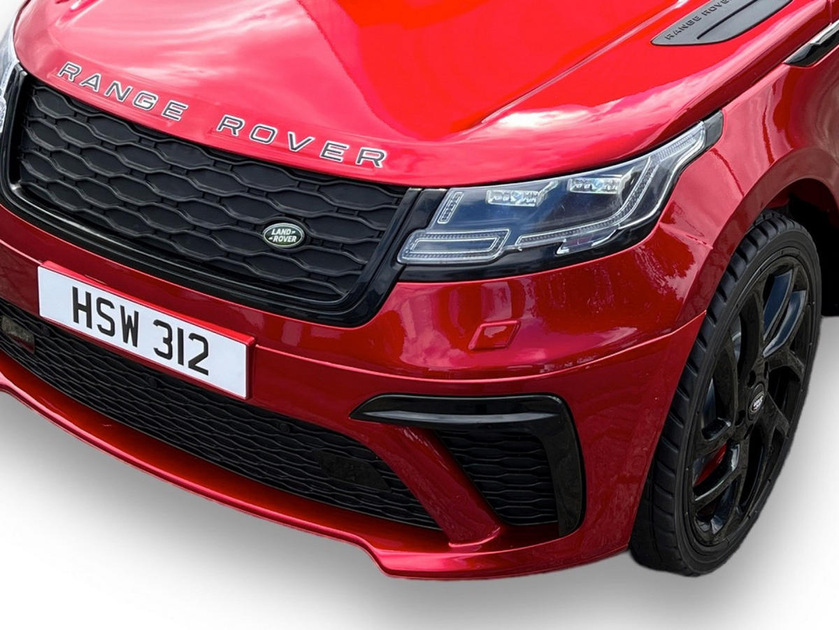 KINDER ELEKTROAUTO Range Rover Velar Rot - Rot, Kunststoff (108/66/52cm) - TPFLiving