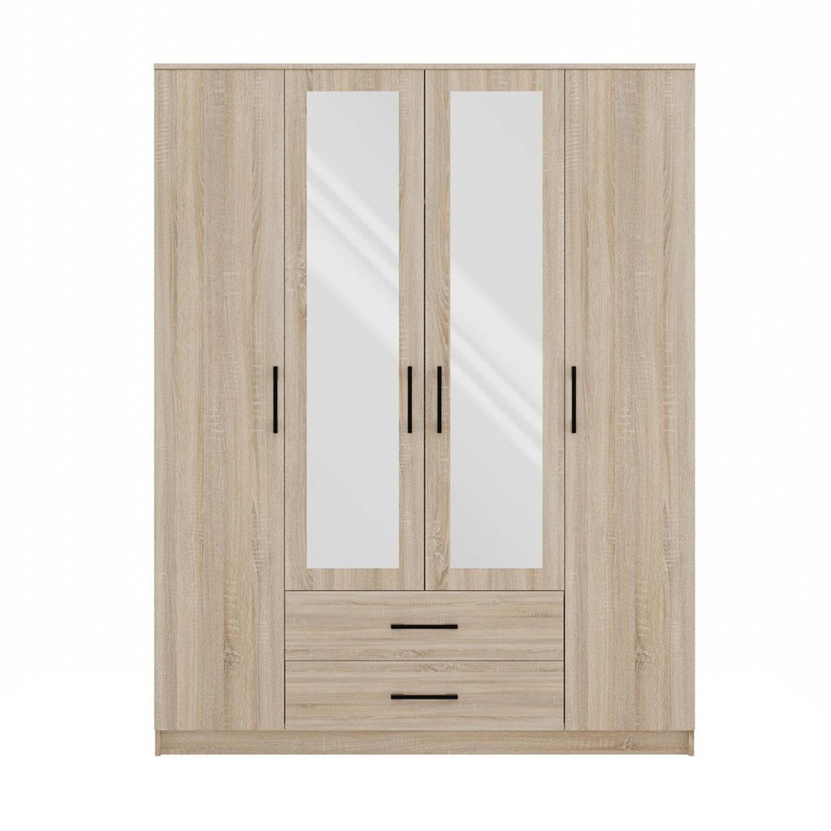 KLEIDERSCHRANK Sonoma 160/205/52 - Sonoma Eiche, Holzwerkstoff (160/205/52cm) - RAUMHIRSCH FURNITURE