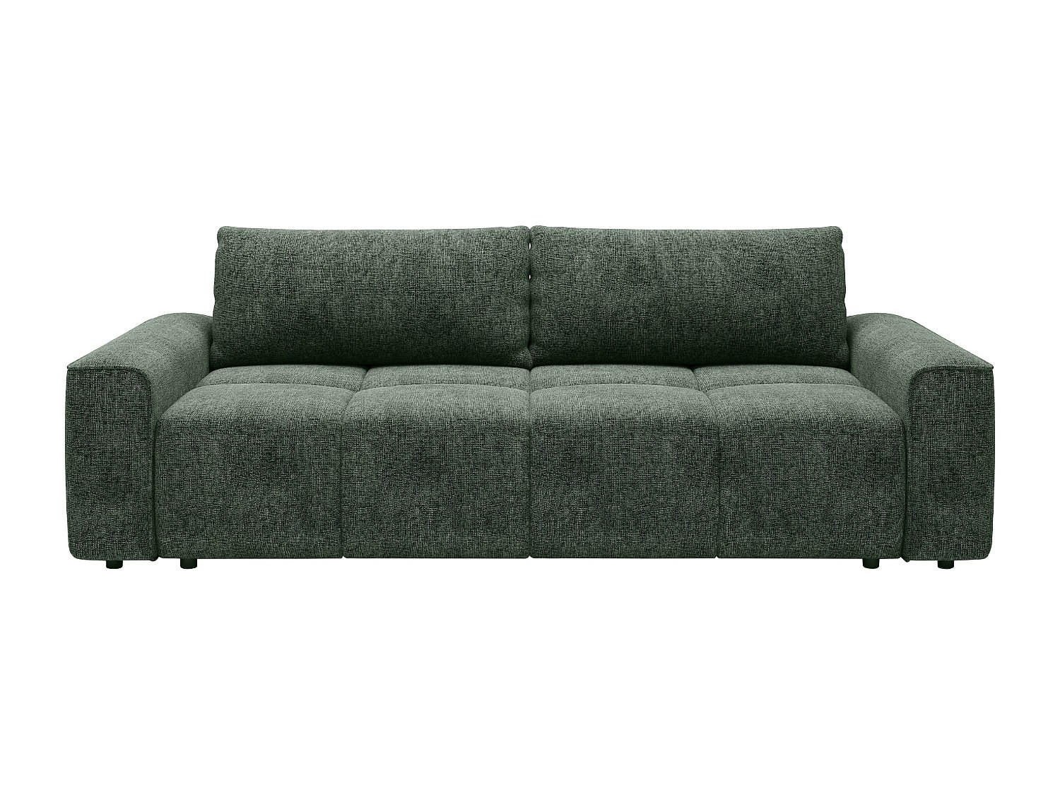 SCHLAFSOFA - 4 Personen - stoff - tannengrün Minturno - Waldgrün, Textil (250/87/107cm) - Vente-Unique