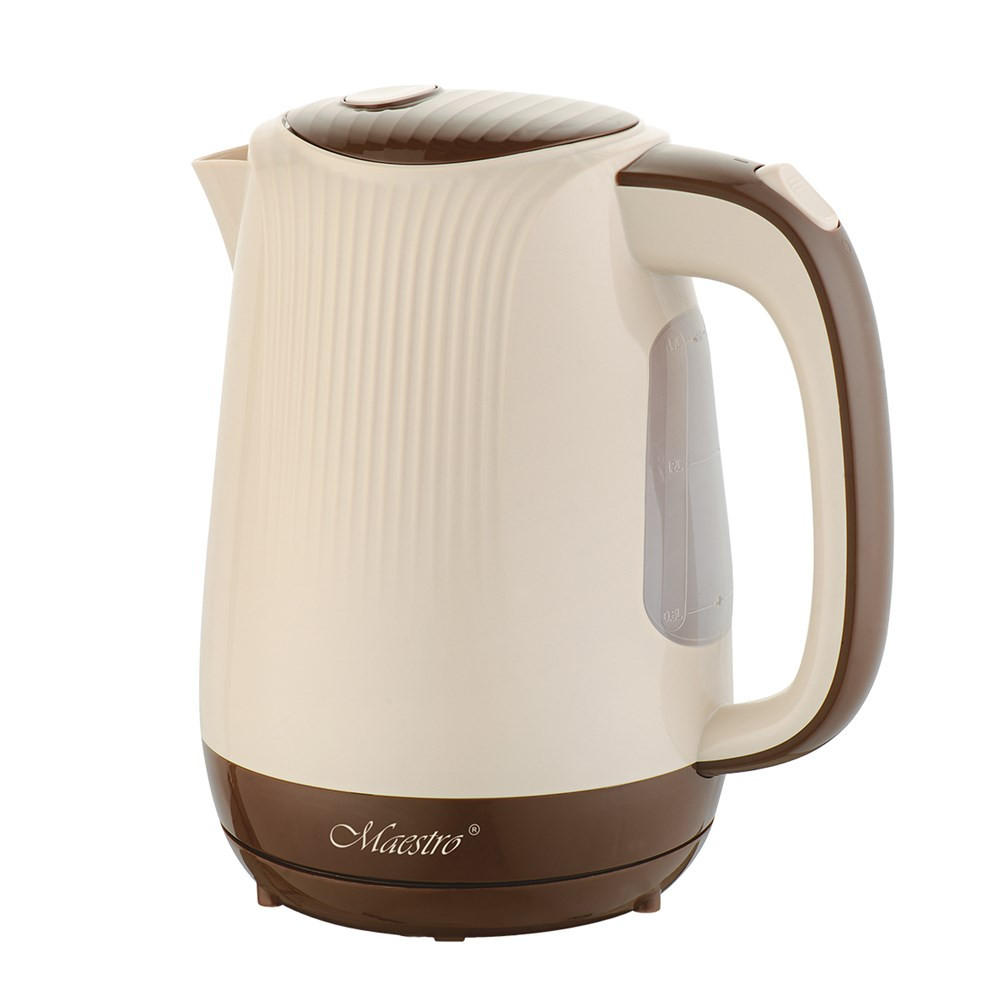 WASSERKOCHER ELEKTRISCH Beige 11/11/22 cm MR042BEIGE - Beige, Kunststoff (11/22/11cm) - Maestro 