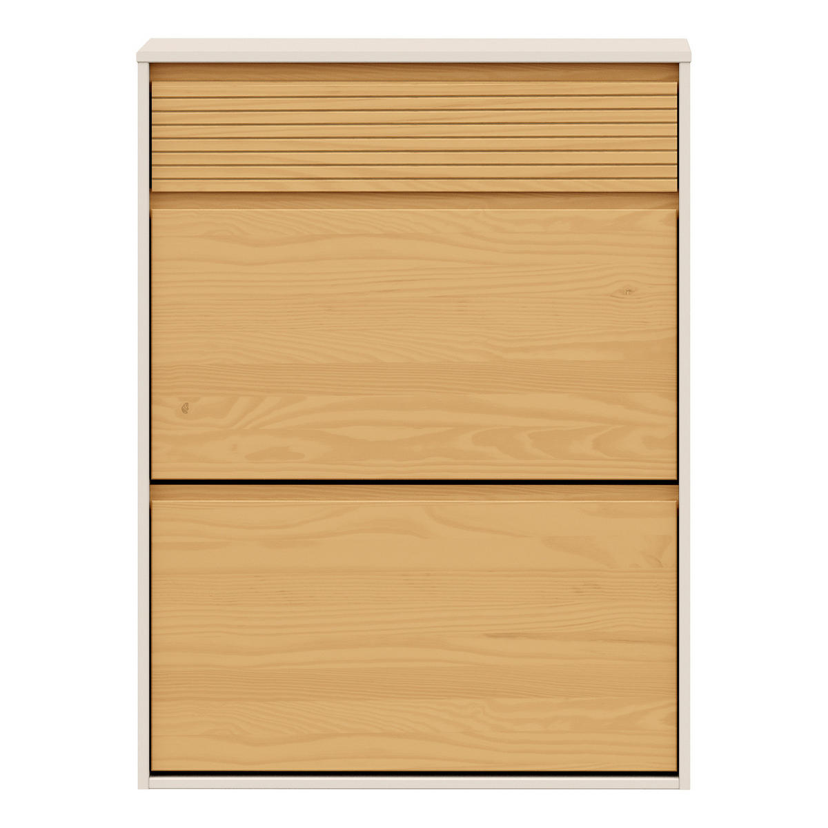 MASSIVE SCHUHKOMMODE - Pinie / Kaschmir - Kaschmir/Pinienfarben, Holz (80/106/35cm) - home24