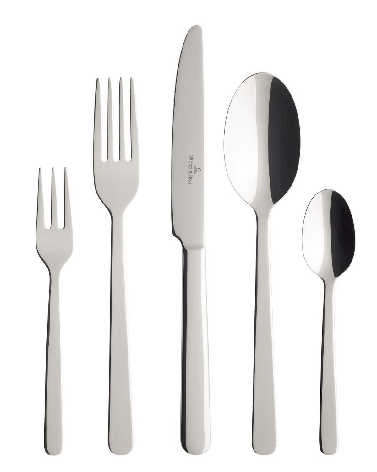 TAFELBESTECK Louis silber 30er Set - Silberfarben, Metall - Villeroy & Boch