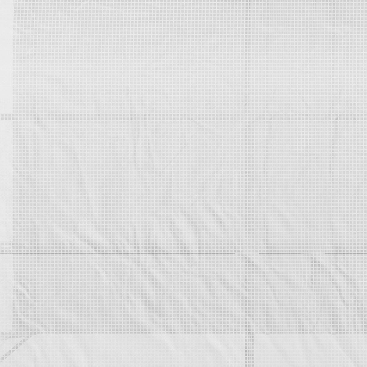 GEWÄCHSHAUS aus Kunststoff 300x150x213 cm in Weiß mit Regalen - Weiß, Kunststoff (150/213/300cm) - Modfu