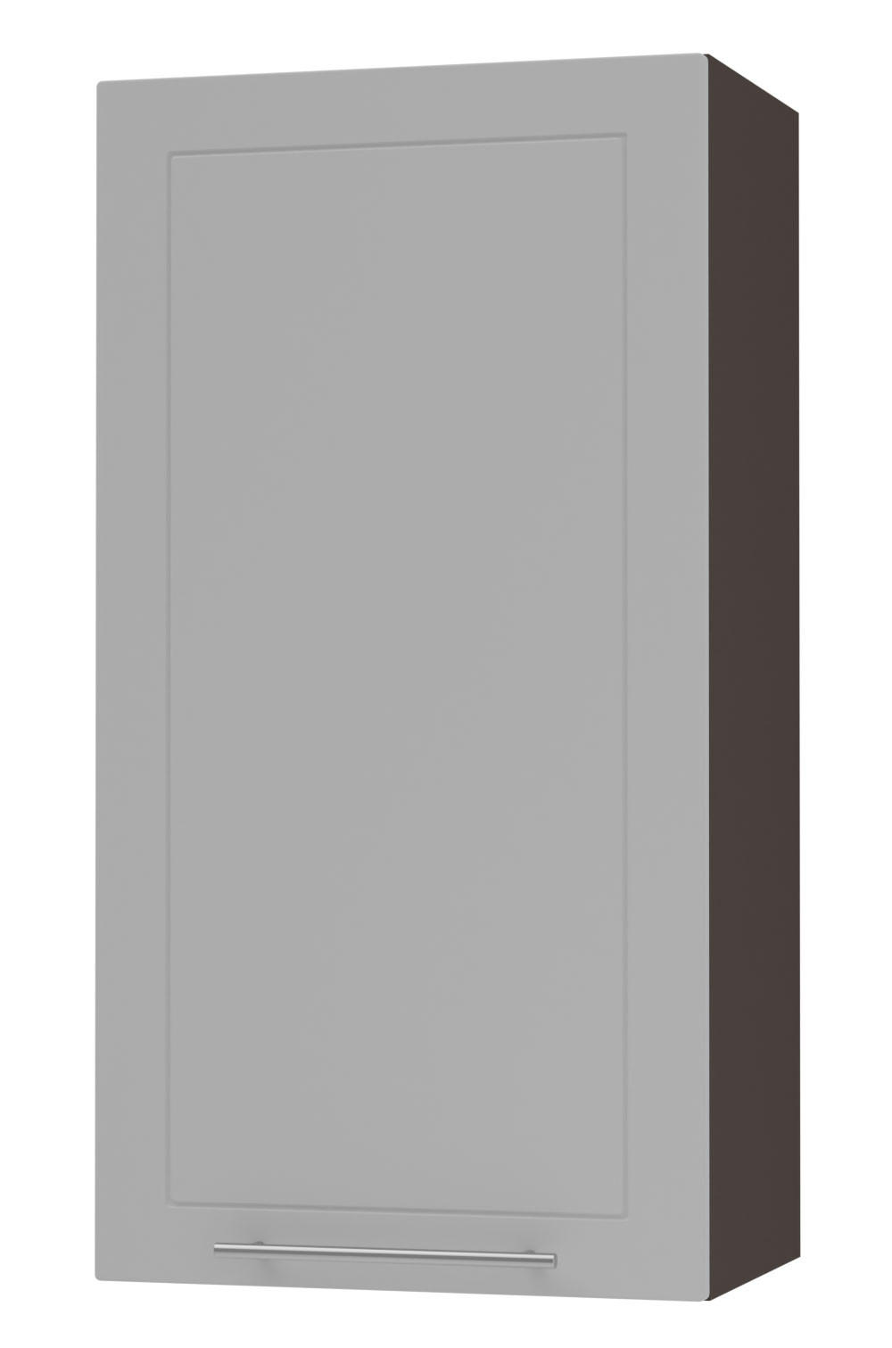 KÜCHENHÄNGESCHRANK Kvantum W4/50 Dust Grey Matt / Lava Matt 50 / 32,5 / 96cm - Dunkelgrau/Grau, Holz/Holzwerkstoff (50/96/32.5cm) - Feldmann-Wohnen