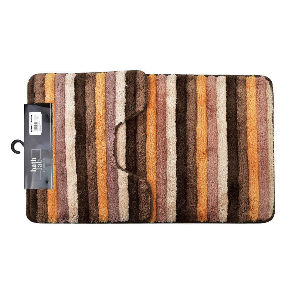 BADEMATTE Zac Bronze 80/50/1 cm Textilien - Bronzefarben, Textil (50/80cm) - Mondex