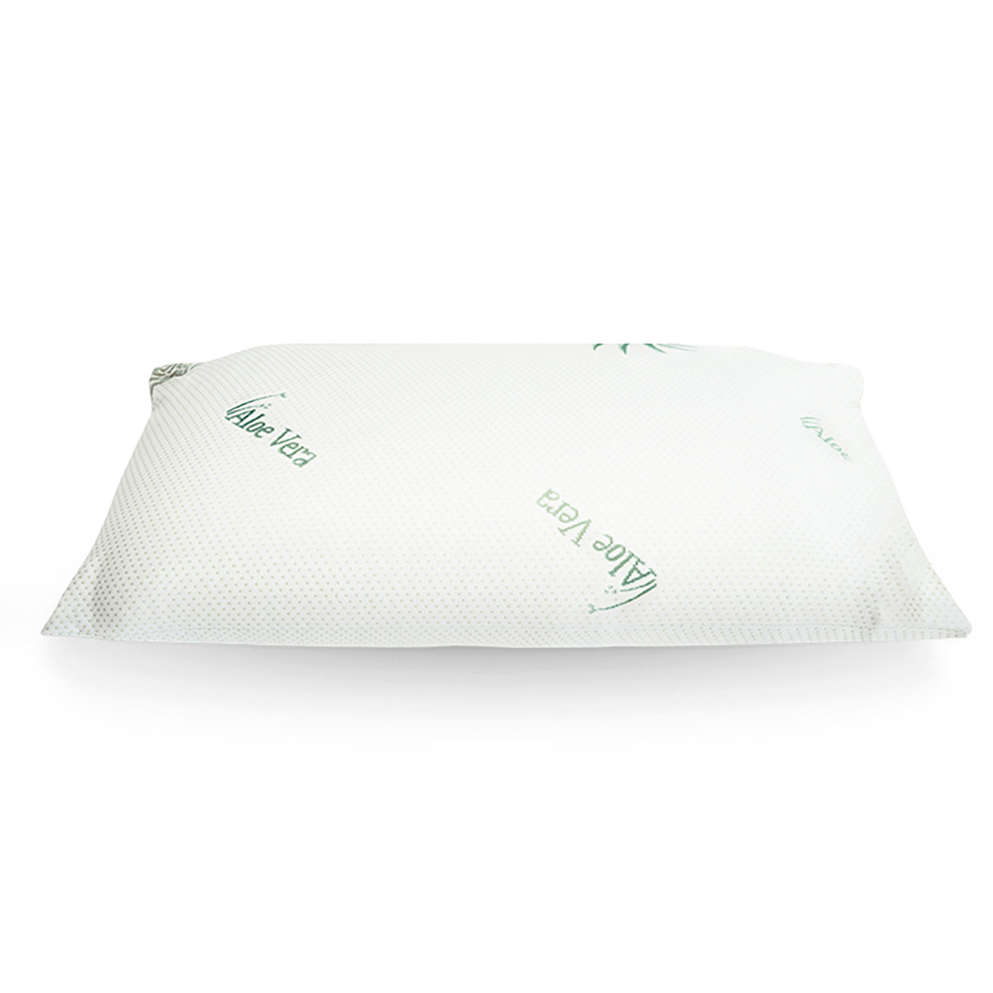KISSEN 40x80 cm - Weißes Memory Foam Kopfkissen mit Aloe Vera Bezug - Weiß, Textil (40/80cm) - Mister Sandman
