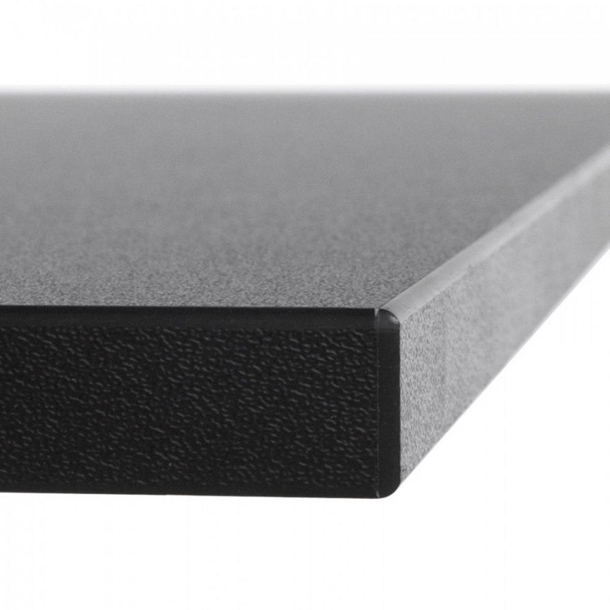 TISCHPLATTE Schwarz 80x80 cm - Schwarz, Holz (80/2/80cm) - AlterEgo