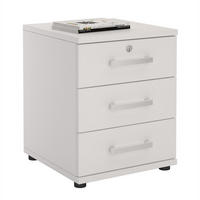 BÜROCONTAINER TORONTO - Weiß, Holzwerkstoff (44/55/45cm) - CARO-Möbel