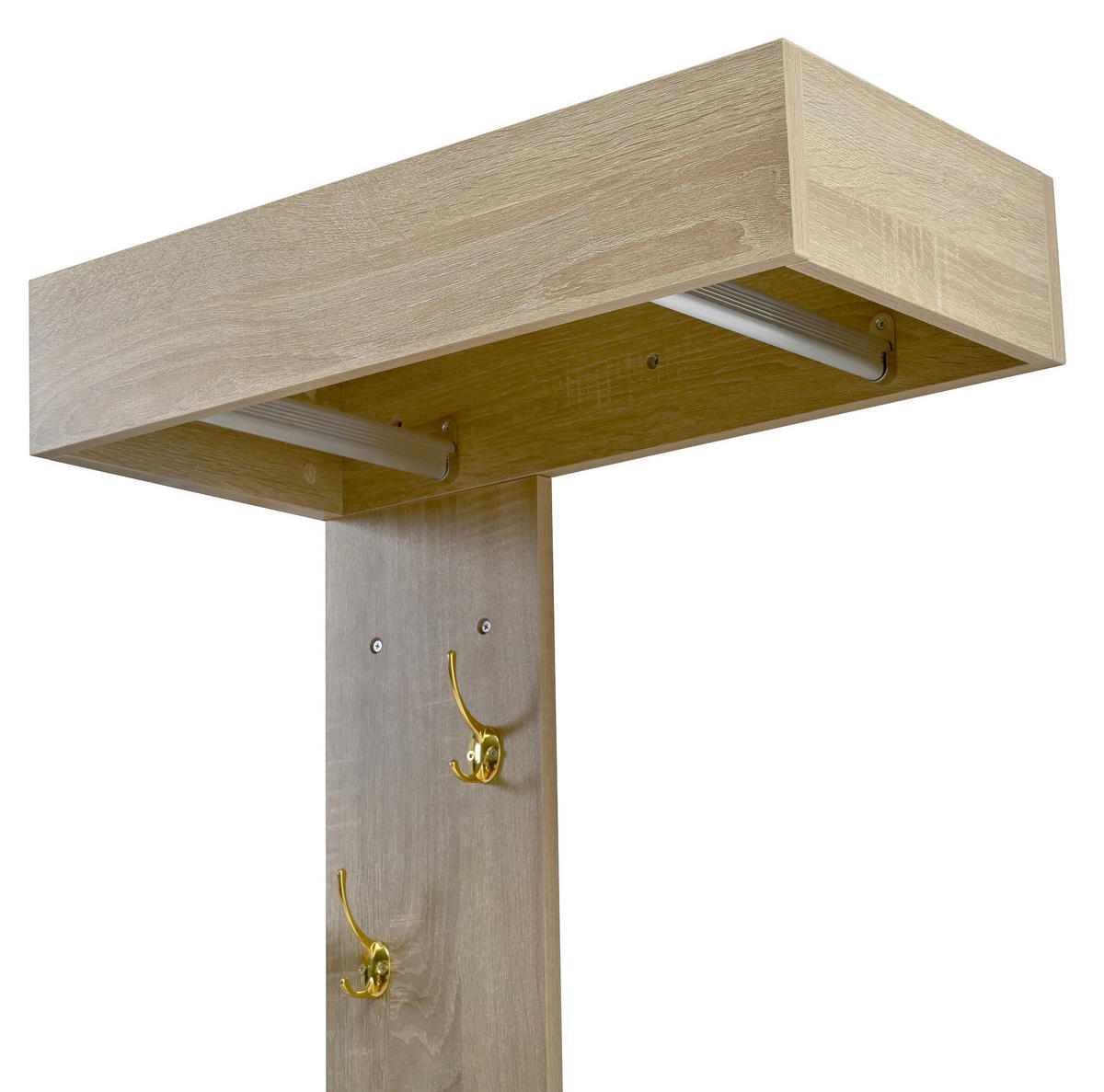 SCHUHSCHRANK aus Spanplatte 130x30x174cm in Weiß mit Schuhschrank - Weiß, Holzwerkstoff (130/174/30cm) - Modfu