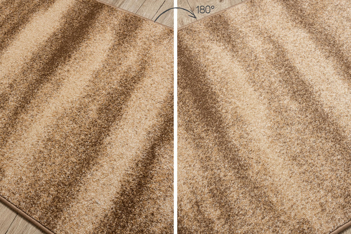 LÄUFER KARMEL Sahara, 70/230 cm - Braun, Textil (70/230cm) - rugsX