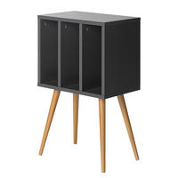 BEISTELLTISCH - MDF / Massivholz - Eichefarben/Grau, Holz/Holzwerkstoff (30/45/75cm) - home24