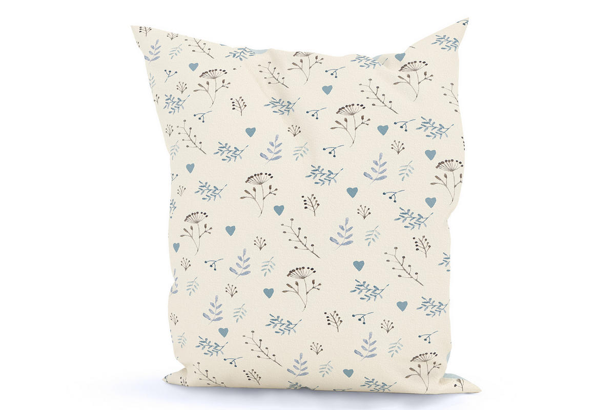 KINDER-SITZSACK - Pinguin - Pastellblau/Weiß, Textil (100/25/135cm) - Green Bean