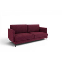 SOFA Helmer 3-sitzer In Stoff Baloo - Rot, Holzwerkstoff/Textil (226/95/95cm) - Fun Möbel