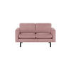 ZWEISITZER-SOFA Lioni-Kronos 27 - Lila, Holz/Textil (143/84/94cm)