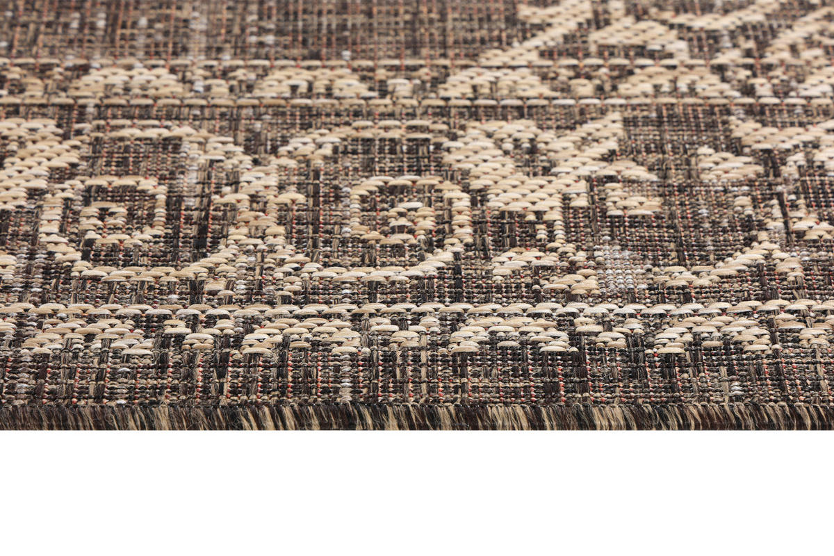 TEPPICH MELISSA DUNKELBRAUN 90/150 cm - Dunkelbraun, Textil (90/150cm) - Tapiso