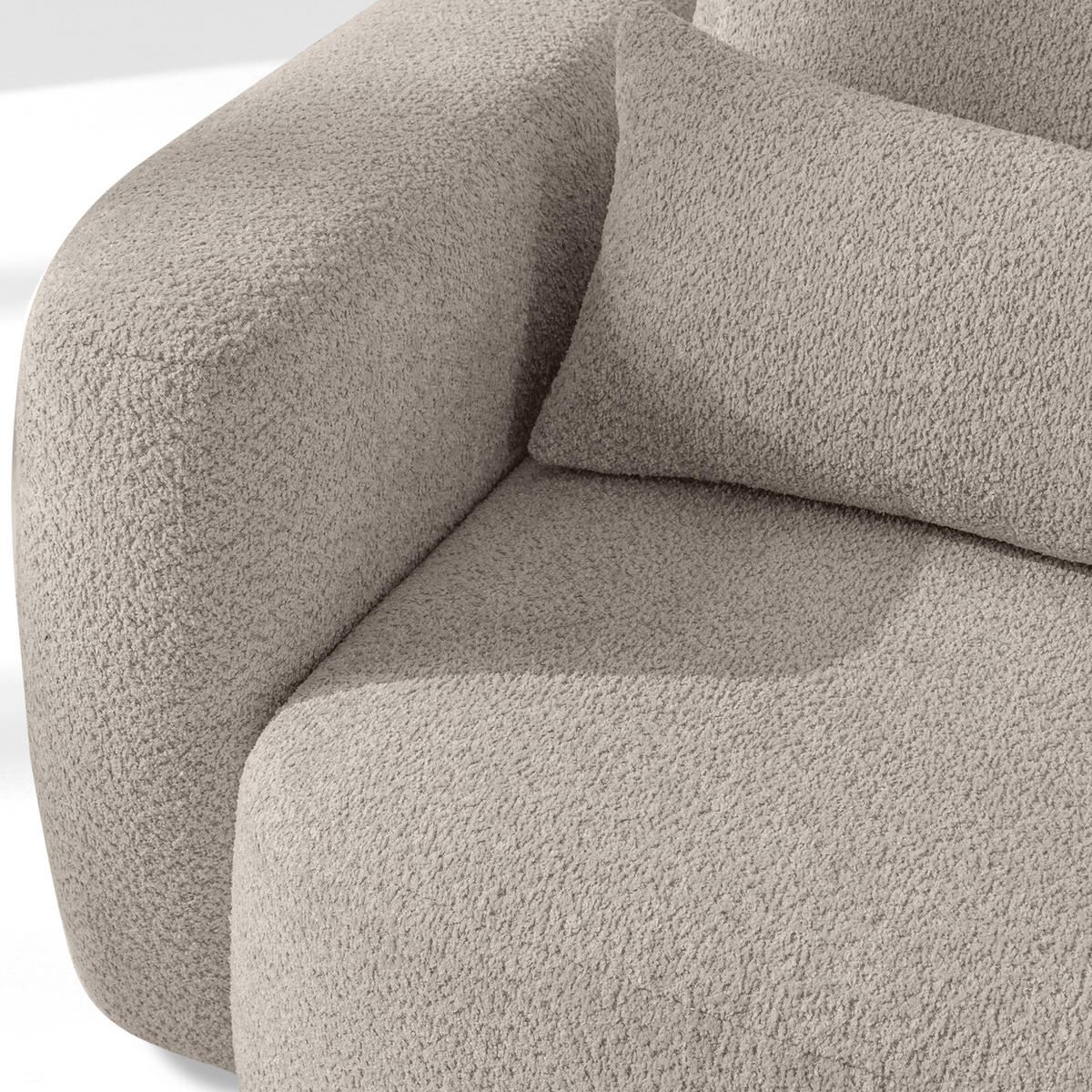 SESSEL ELOSA - Grau, Holz/Textil (145/85/115cm) - KONSIMO®