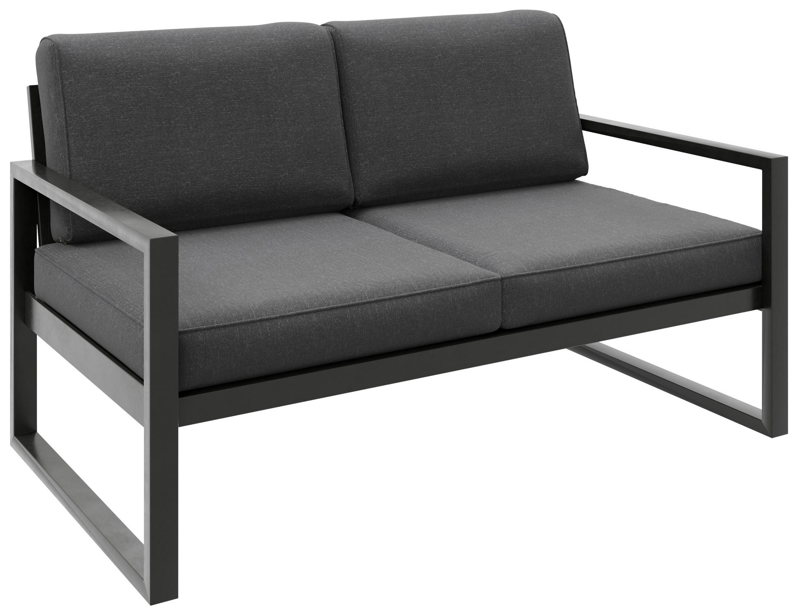 WFL Group Gartenbank Grau 146x86x80 cm