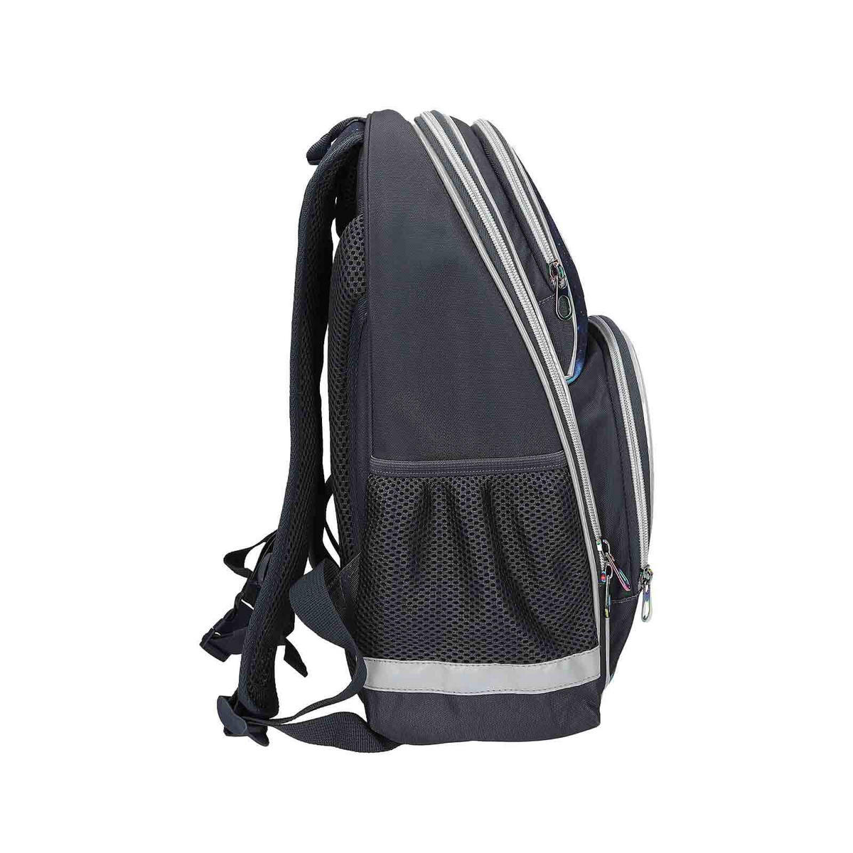 SCHULRUCKSACK GALAXY Dino World grau-grün 16 x 33 cm - Grau/Grün, Textil (33/16cm) - Depesche Germany