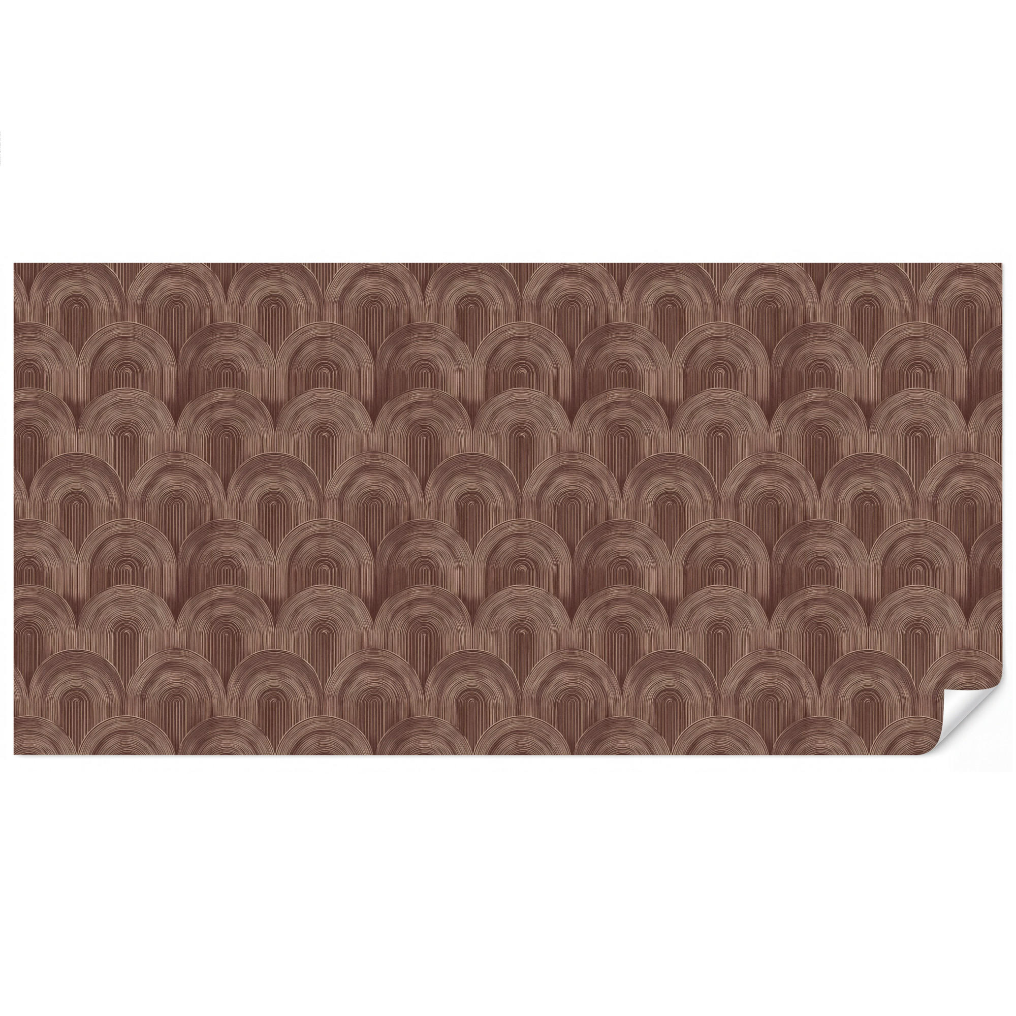 OnlyWow Tapete Dunkelbraun 400x200 cm