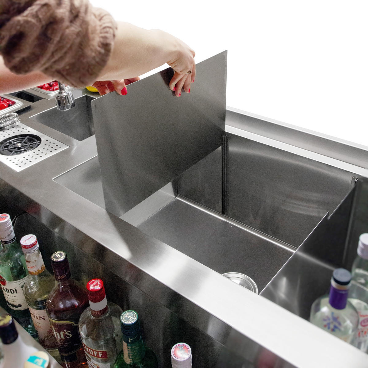 COCKTAIL BAR STATION - Alufarben, Metall (1/1/1cm) - Monstershop