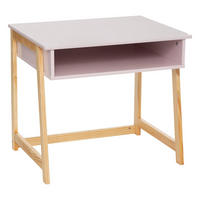 KINDER-SCHREIBTISCH Rosa 58/46/52 cm - Rosa, Holzwerkstoff (46/52/58cm) - Atmosphera for kids