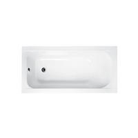 BADEWANNE Rechteck CONTINEA 140/70 Ablauf & Füße - Weiß, Kunststoff (70/55.5/140cm) - bad land