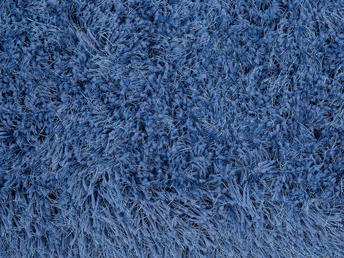 SHAGGY-TEPPICH Cide 200/140 cm - Blau, Kunststoff (140/200cm) - Beliani