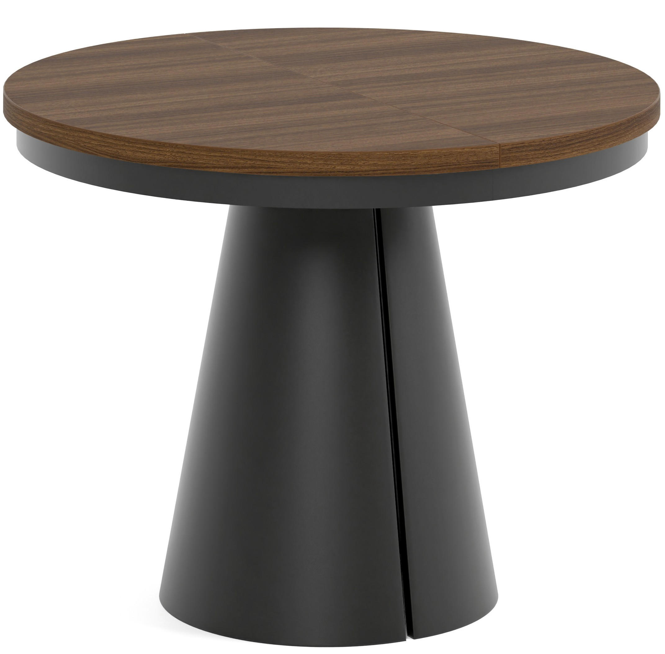 TISCH Schwarz ALMA Ausziehbar 100/176 cm - Walnussfarben/Schwarz, Holzwerkstoff (2/100/76cm) - Sepro Meble