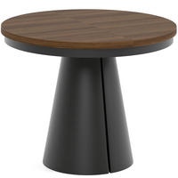 TISCH Schwarz ALMA Ausziehbar 100/176 cm - Walnussfarben/Schwarz, Holzwerkstoff (2/100/76cm) - Sepro Meble