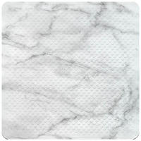BADEMATTE Marmor - Weiß, Kunststoff (53/53cm) - Sanilo