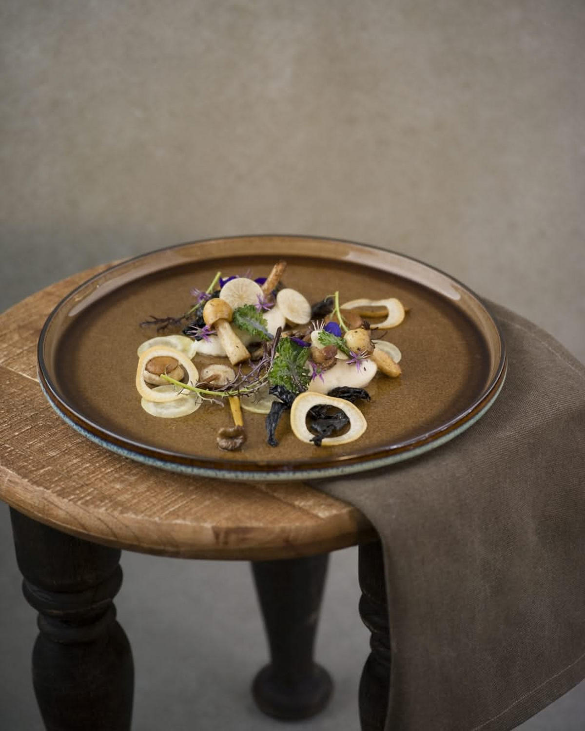 GESCHIRRSET6 PERSONEN GESCHIRRSETQuintana Amber 18-teilig / 6 Personen - 6 Speiseteller, 6 SUPPENTELLER und 6 FRÜHSTÜCKTELLER - Braun, Keramik (2/2/1cm) - Cosy & Trendy