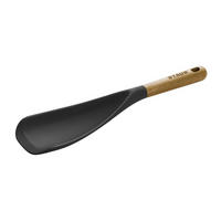 SCHÖPFKELLE Küchenlöffel 30 cm - Schwarz, Holz (8/2/30cm)