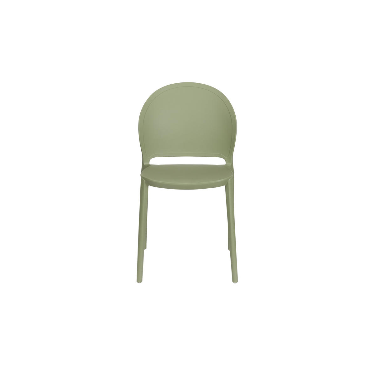 GARTENSTUHL Sjoerd Grün - 4 er Set - Grün, Kunststoff (45/82/52cm) - Housecraft Living