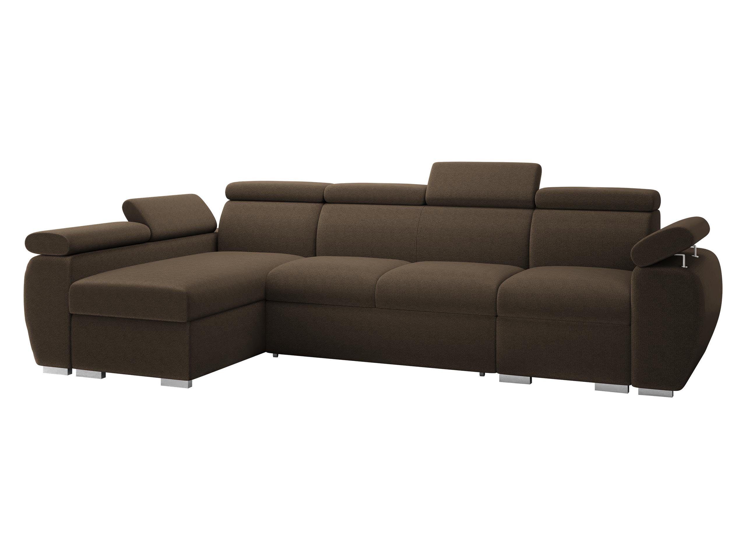 Mirjan24 Ecksofa Braun 320x170 cm
