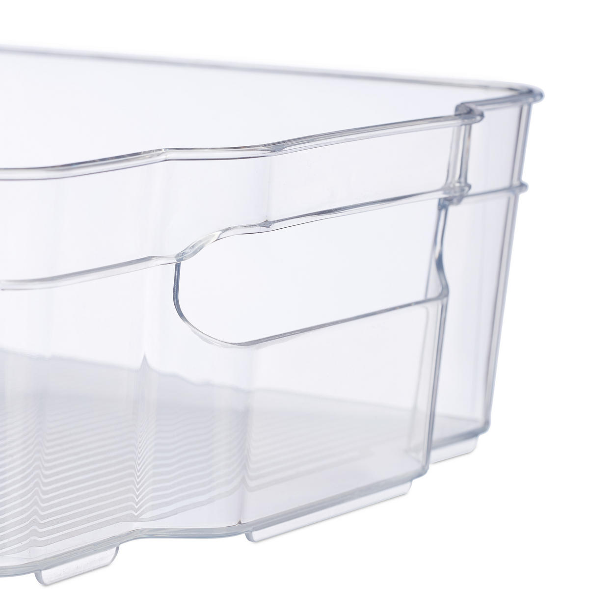 KÜHLSCHRANK-ORGANIZER - Transparent, Kunststoff (21.5/9/32cm) - Relaxdays