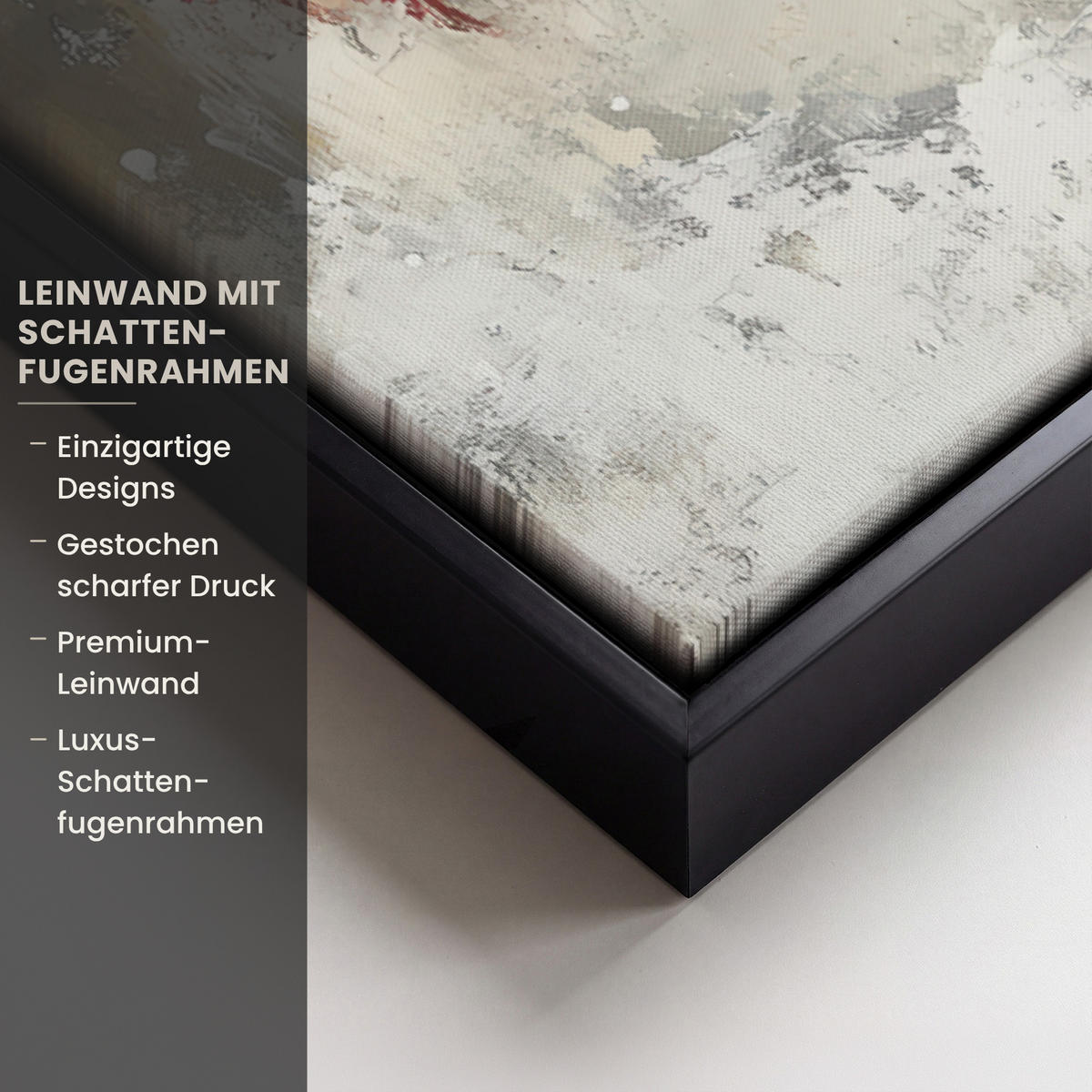 LEINWAND Bilder mit Rahmen - Schneemann - Winter - Schnee - Beige - 40x60 - Weiß, Textil (40/60cm) - MuchoWow