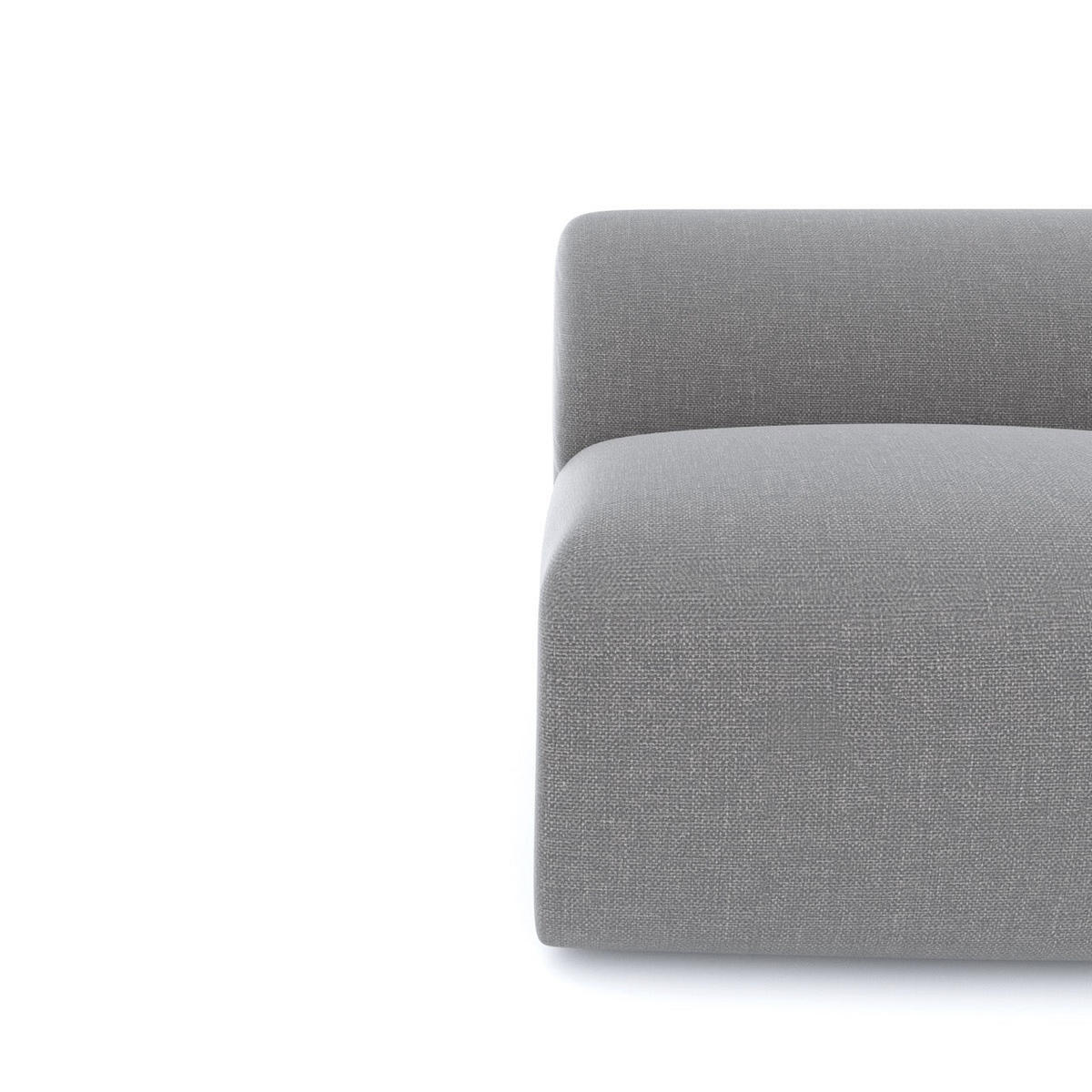 SESSEL Rastergewebe Hellgrau 75cm - Hellgrau/Grau, Textil (75/67/97cm) - Sia Home