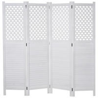 PARAVENT Weiß - Weiß, Holz (161/170/2cm) - MCW