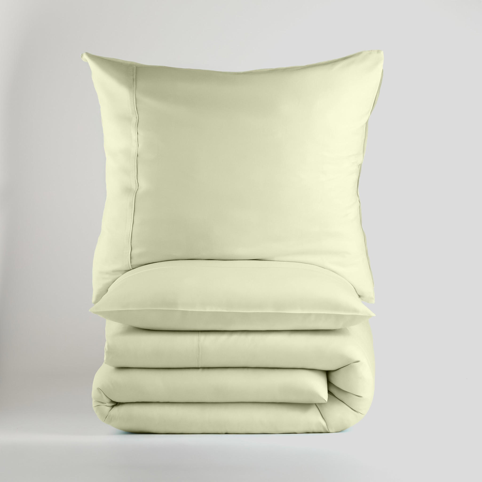 BETTWÄSCHE Satinette - Hellgrün, Textil (200/220cm) - home&you