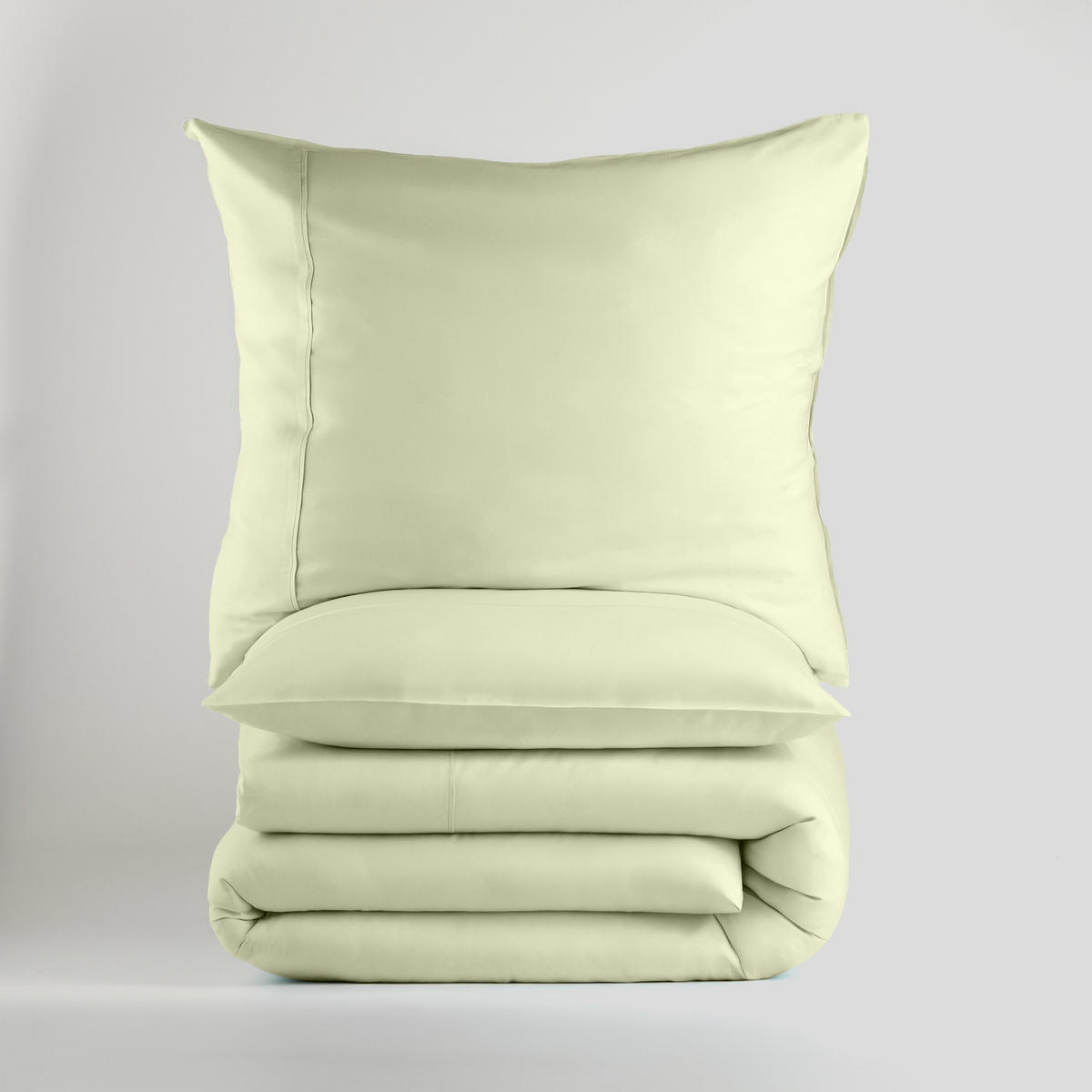BETTWÄSCHE Satinette - Hellgrün, Textil (200/220cm) - home&you
