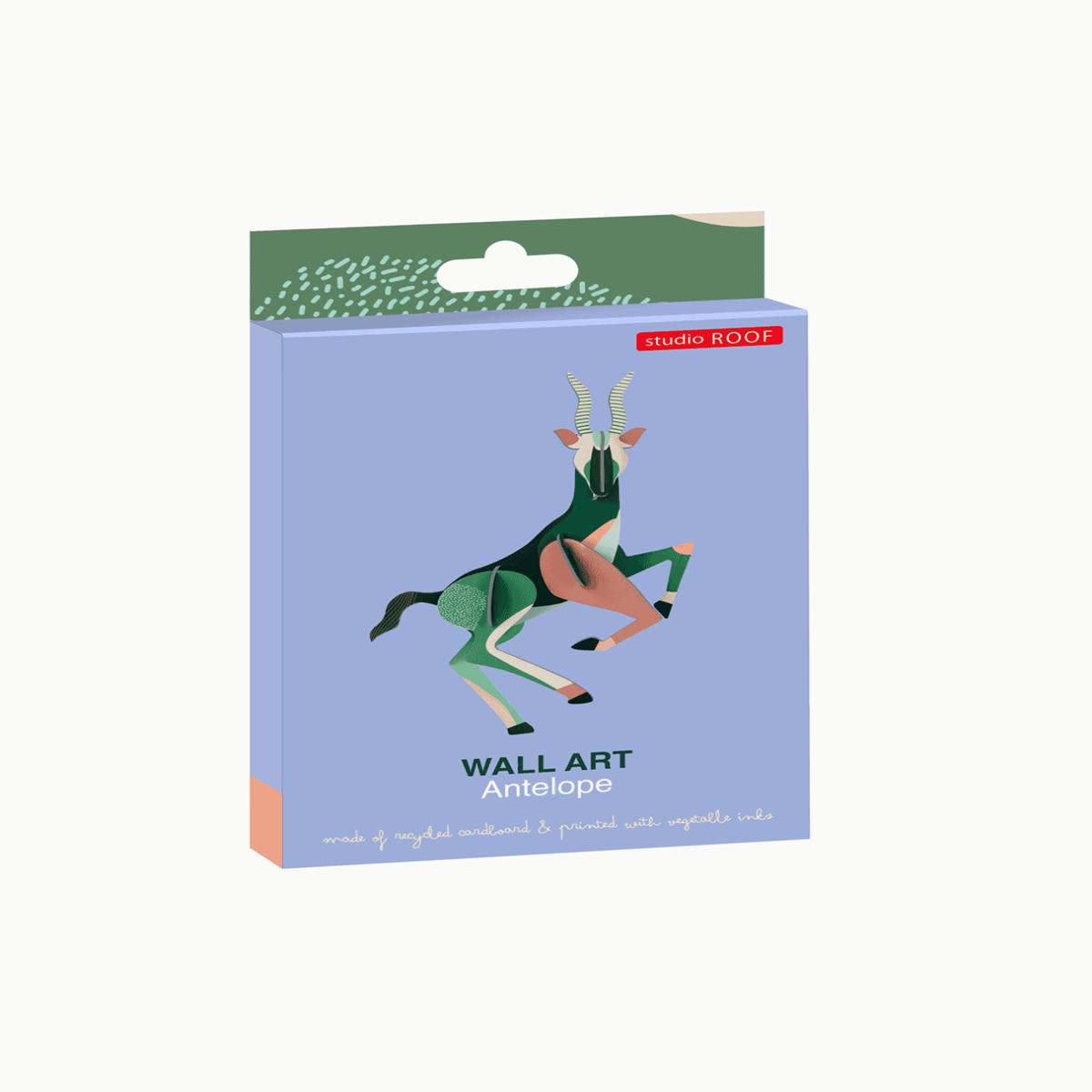 WANDSKULPTUR Bunt 11/17 cm - Multicolor, Wellpappe (11/17/4cm) - Studio Roof