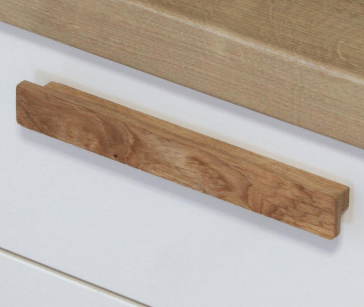 MÖBELGRIFF BA 850mm, Griffleiste Eiche massiv, Schrankgriff Holz - Naturfarben, Holz (2.4/2.2/88cm)