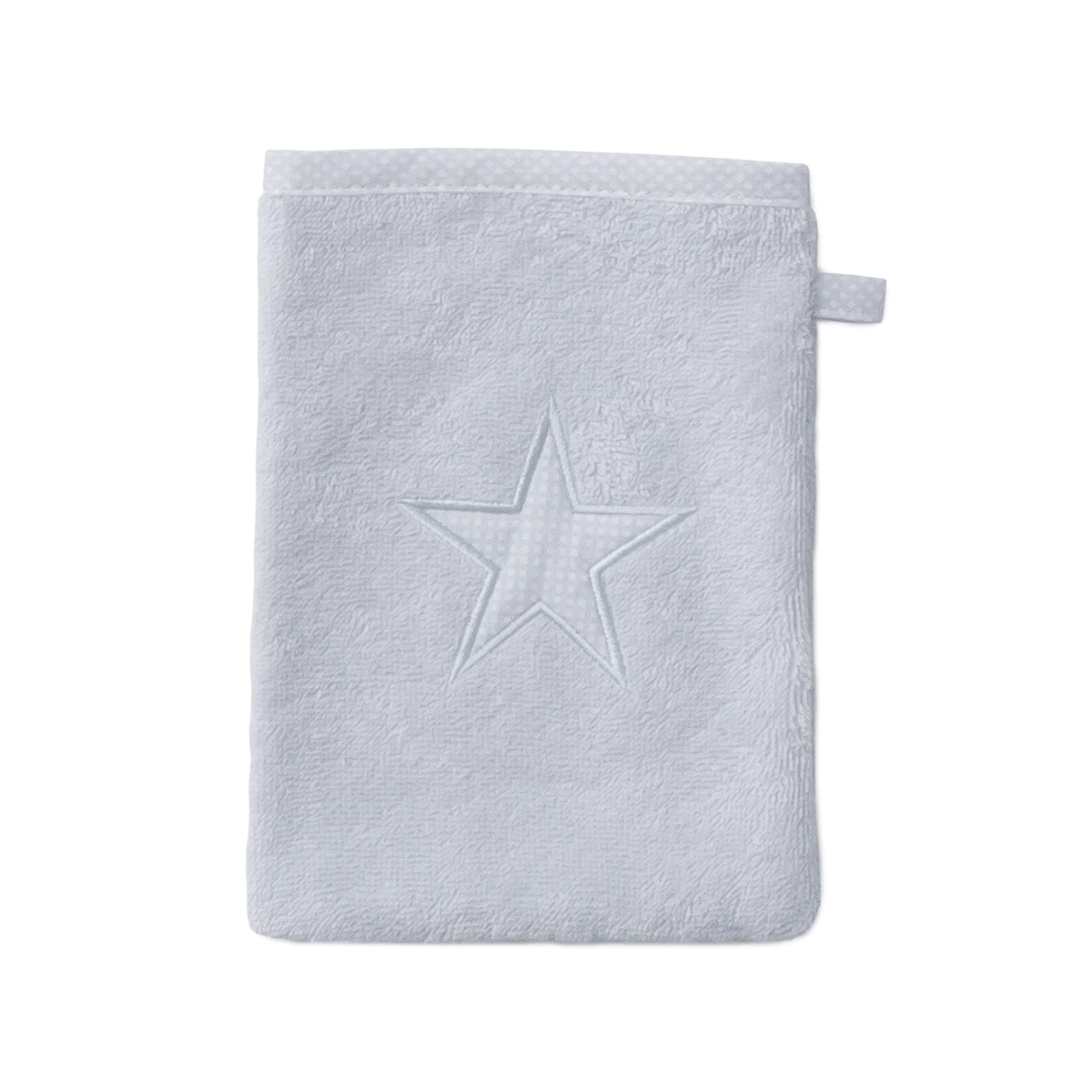 WASCHHANDSCHUH STARS - Silberfarben, Textil (20/15cm) - MÖVE