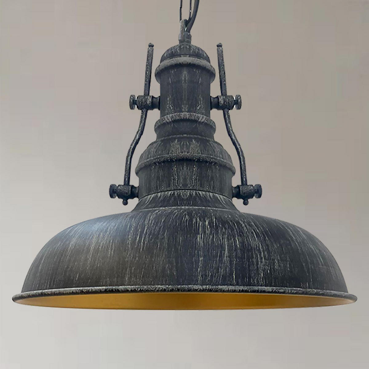 PENDELLECUHTE Vintage 31/35 cm - Goldfarben/Schwarz, Metall (35/31/35cm)