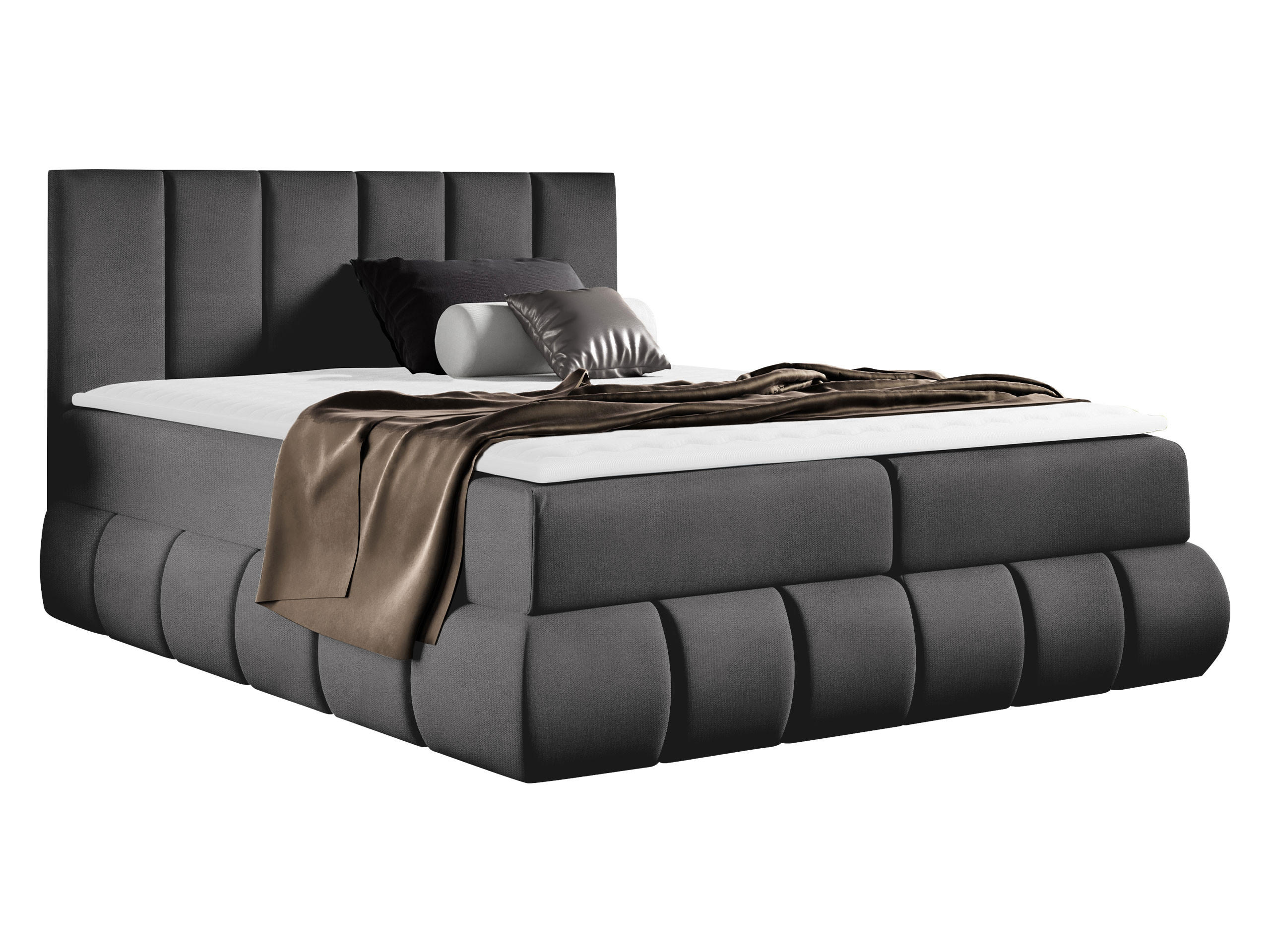 BOXBETT Venezia - Grau, Holz (200/200cm) - MIRJAN24