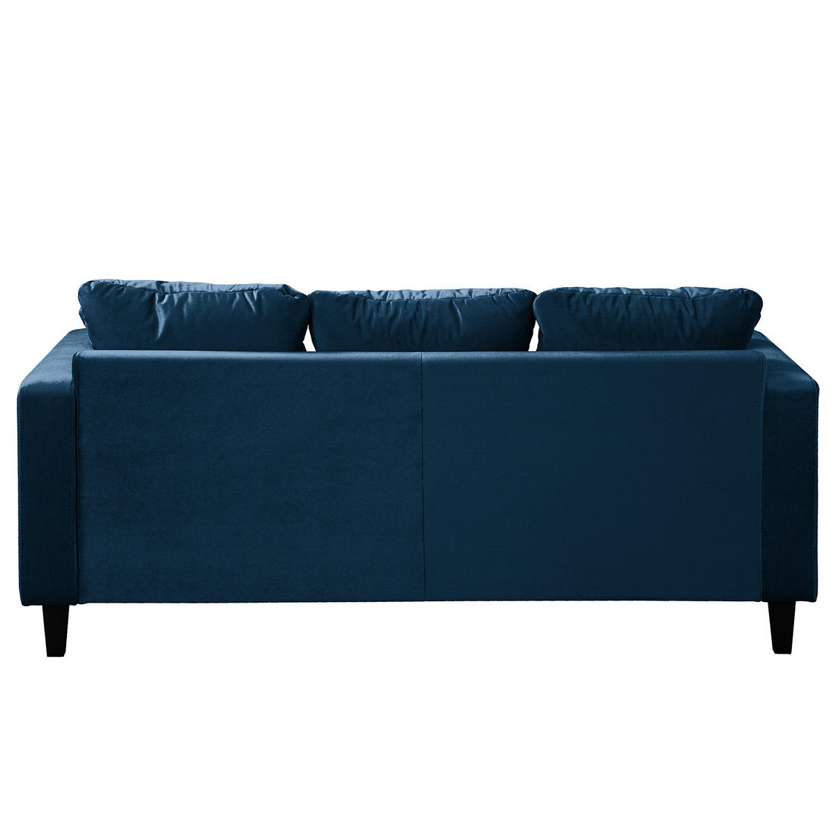2-SITZER SOFA - Samt - Dunkelblau, Textil (178/85/90cm) - home24