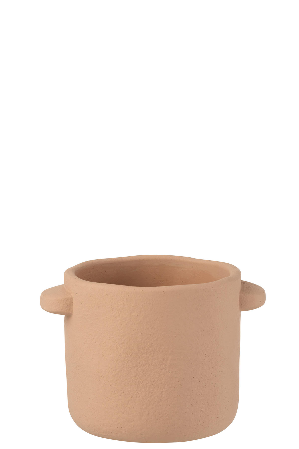 BLUMENTOPF GUSTAVE - Töpferei - Braun - M - 2er Set - Ø 16 cm - Braun, Keramik (16/14.5cm) - J-Line