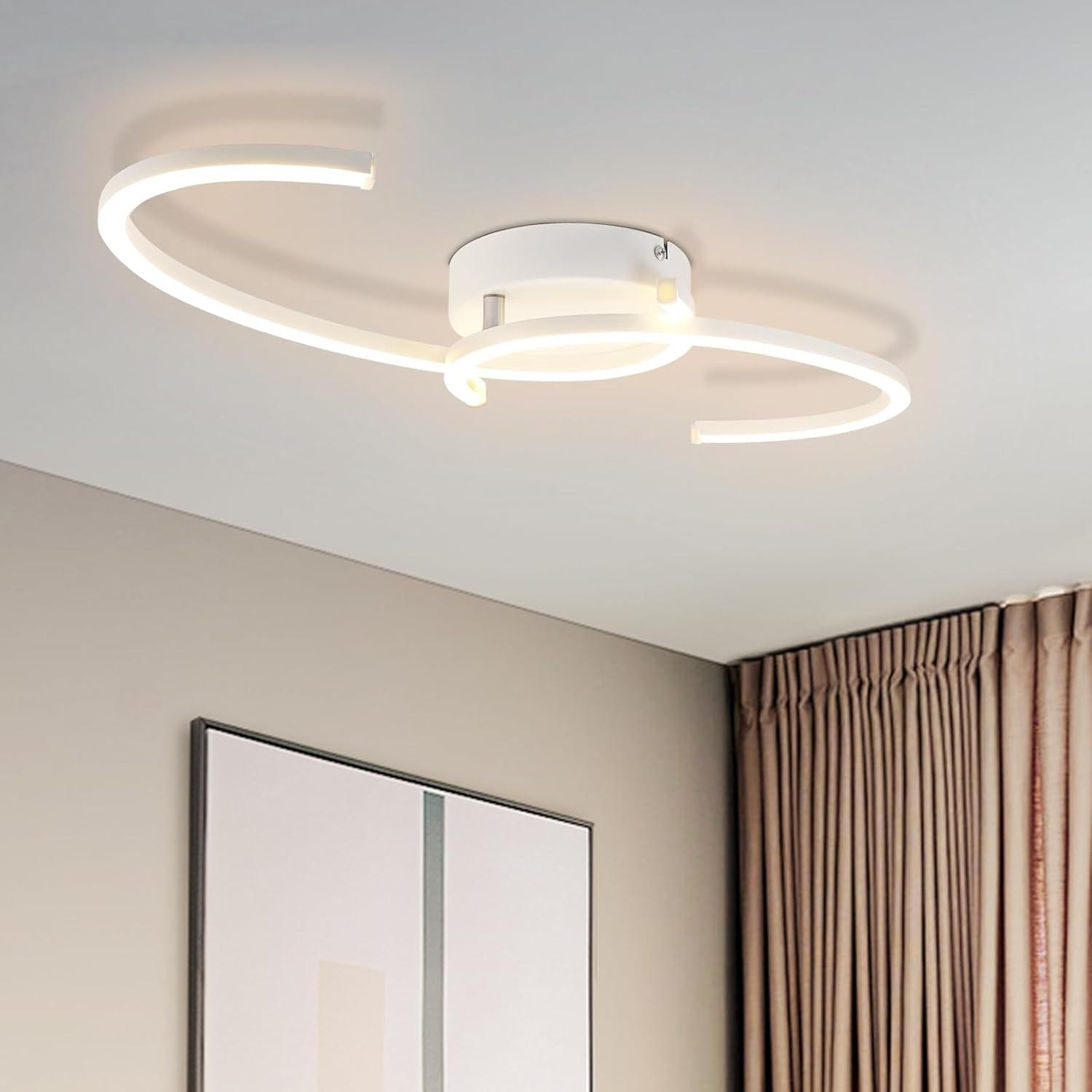 LED-DECKENLEUCHTE Zornhainbach 61.6/7.0/23.0 cm - Weiß, Metall (23/61.6/7cm) - ZMH