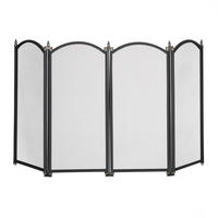 FUNKENSCHUTZGITTER - Schwarz, Metall (97.5/54/1.5cm) - Relaxdays